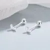 Novos Brincos de Tarraxa Mini Coração para Mulheres, Brincos Versáteis, Joias Simples, Acessórios Versáteis para o Dia a Dia