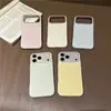 Funda para teléfono de crema de pudín de dopamina, adecuada para Apple 18 Pro, con agujeros grandes, resistente a caídas, carcasa blanda, estilo coreano y moderna