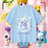 Adorable y Linda Camiseta de Manga Corta para Niñas, Top de Algodón Puro con Dibujos Animados Lindos de Starlight, Camiseta Básica Casual de Verano para Niñas Pequeñas