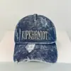Gorra de Béisbol de Mezclilla Desgastada Estilo Retro Americano para Mujer, Sombrilla Casual Versátil para Pareja, Gorra de Cinco Paneles Estilo Callejero