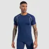 Ropa Personalizada de Verano Transpirable de Secado Rápido, Mallas de Compresión de Alta Elasticidad, Ropa Deportiva para Ciclismo, Fitness, Fábrica OEM para Hombres