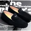 Mocasines Nuevos de Verano 2026 Zapatos para Hombre Piel Genuina Mate Estilo Coreano Modernos Casuales Zapatos Negros Slip-on Persona Perezosa Versátil