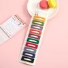 Joyería de moda al por mayor de Corea del Sur lindo pasador pasador macaron color caramelo clip BB serie de colores para niña