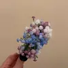 Acessório de Cabelo Red Carpet Irmã Fada Gipsofila Grampo de Cabelo Grampo de Cabelo Atmosfera de Fada Acessório para Foto Estilo Pintura a Óleo de Princesa