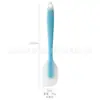 Espátula Grande Transparente de Silicona Todo en Uno para Mezclar Crema, Mantequilla y Herramientas para Hornear Pasteles