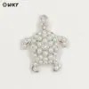 Wt-Mp310 Mundo Marino Tortuga Coral Cangrejo Pequeño Circonita Perla Artificial Incrustada Joyería DIY Accesorios Pequeños