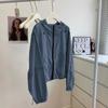 Ropa de Protección Solar de Color Sólido de Secado Rápido para Mujer, Nueva Chaqueta con Capucha Anti-UV Estilo Verano, Ropa Deportiva de Nylon de Alta Gama con Protección Solar