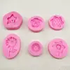 Molde de Silicone Flor Camélia Girassol Borboleta Orquídea DIY Aromaterapia Gesso Vela Resina