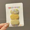 Flequillo de Lunares para Niñas Pinza Bb Estilo Coreano Dulce Versátil Pasador para Niñas Ovalado Color Caramelo Pinza Lateral para el Cabello Accesorio para el Cabello