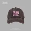 Gorra de Béisbol Rosa Amor Gato para Mujer Visera Curva Gorra de Copa Suave Sombrero Lindo Moderno para Mujer Protección Solar Sombra Cara Pequeña