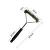 Escova de limpeza líquida para churrasco Utensílios para churrasco ao ar livre Escova de churrasco de aço inoxidável Gadget de limpeza de fio de aço doméstico