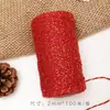 Cuerda Colorida de Algodón y Lino con Hilo Dorado, Envoltura de Regalos, Decoración de Árbol de Navidad, Cuerda para Colgar, Correa para Colgar Tarjetas de Felicitación, Cinta