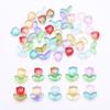 Cristal de Cristal Artesanal Tulipán Flores Degradadas Set de Hojas Pétalos Accesorios para Joyería DIY Accesorios para Ropa