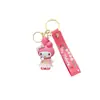 Nuevo Llavero de Muñeca Kuromi de Sanrio para la Temporada de Flores, Lindo y Delicado Colgante para Mochila Escolar, Pequeño Regalo de una Máquina de Garra