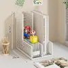 Caixa de armazenamento de mesa estante de livros para estudantes suporte para livros estante de grande capacidade porta-lápis de papelaria para mesa de escritório