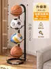 Armazenamento de bolas rack de armazenamento de basquete doméstico dobrável rack de armazenamento de equipamentos esportivos de futebol organizador interno de várias camadas