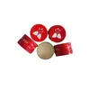 Tapa de aluminio para botella de refresco antirrobo, tapa grande roja para botella de refresco, impresión a color, repujado, tapa de aluminio resistente a altas temperaturas para productos de cuidado de la salud