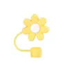 Tapa de Silicona de Grado Alimenticio para Popote Transfronteriza con Diseño de Flor de Ciruelo Adecuada para Popotes Stanley, Juego de Tapas de Enchufe a Prueba de Fugas 10 mm