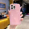 Capa de Silicone Dois em Um com Compartimento para Cartão Compatível com iPhone 17, 16 Pro Capa Macia de Cobertura Total, Capa Protetora para 17 Pro Max
