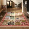 Alfombra persa transfronteriza, Felpudo de entrada de estilo étnico turco de Oriente Medio, Alfombra de bucle para sala de estar, Alfombra para mesa de café y sofá