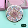 Fabricante Espejo de Mano Pequeño Fresco Espejo de Maquillaje Celebridad de Internet Panda Souvenir Cultural y Creativo de Xi'an Artesanías de Viaje Venta al por Mayor