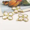 Wt-Jp383 Colgante Clásico de Perla de Agua Dulce Natural con Diseño de Pétalo para Collar de Aretes DIY Accesorios de Joyería para Niñas