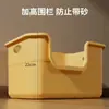 Caja de arena para gatos extragrande semicerrada antisalpicaduras, inodoro para gatos, caja de arena extragrande abierta, suministros para gatos