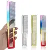 Peine dorado electroplateado para cortar el pelo peines de estilismo para peluquería peines para cortapelos de hombre salones de belleza barbería estilistas de cabello