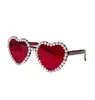 Nuevas Impresionantes Gafas de Sol Incrustadas de Perlas, Modernas Gafas de Amor para Dama, Estudio Fotográfico de Bodas, Fotografía Callejera, Gafas de Sol Decorativas