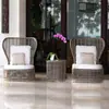 Sofá de Exterior, Cama de Ocio para Exteriores, Silla de Ratán, Sofá de Ratán Impermeable para Patio Exterior de Villa de Jardín Creativa