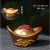 Ornamento Criativo de Animal de Argila Roxa que Muda de Cor para Animal de Estimação de Chá, Suporte para Tampa de Bule, Acessório para Mesa de Chá, Acessório para Cerimônia do Chá
