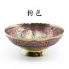 Nepal Importado Cobre Pintado Plato de Frutas Tazón para Suministro de Agua Hogar Exquisita Bandeja Decorativa Adornos 10cm