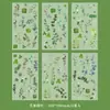 Pacote de Adesivos para Planner Plantas Flores Folhas Retro PET Adesivos para Planner Infantil Decoração DIY Adesivos para Copos Presente