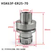 Soporte de Herramienta de Alta Precisión Hsk63F Centro de Mecanizado Soporte de Herramienta a Prueba de Óxido Gama Completa de Portabrocas Potentes Soporte de Herramienta Hsk63F