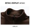 Cárdigan suéter de punto casual de otoño para hombre, suéter deportivo con capucha de manga larga para hombre 3168