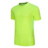 Ropa de trabajo de verano de manga corta, personalizada, de secado rápido y con cuello redondo, con logotipo impreso, para maratón, carreras al aire libre, gimnasio y salvavidas.