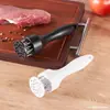 Amarre coxas e asas de frango, amaciador de carne com furos de inserção, agulha amaciadora de carne, martelo de carne, agulha amaciadora de carne para bife e churrasco de cozinha, agulha de aromatização para churrasco