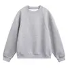 Sudadera con capucha de cuello redondo estilo americano para hombre 2026 Nueva marca de moda Patchwork Cuello redondo Holgada Cuadrada Informal Versátil Sudadera Ropa de hombre