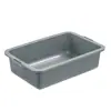 Bandeja sanitaria grande semiabierta para gatos, caja de arena rectangular de plástico engrosado para gatos con bandeja inferior