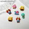 Dibujos animados nueva joyería para uñas lindo bebé esponja Paida estrella resina accesorios hechos a mano DIY accesorios para funda de teléfono