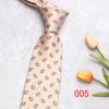 Corbata marrón Leer para hombre, corbata de poliéster de moda de negocios, corbata de mano de fábrica en stock, venta al por mayor, corbata multicolor opcional