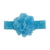 Diadema para Niñas Transfronteriza de Moda Flor de Gasa Más Vendida Europea y Americana con Encaje Elástico Diadema para Niños 18 Colores