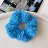 Gomas Elásticas de Peluche Serie Azul Primavera, Nuevas Diademas Dulces Estilo Hada para Mujeres, Accesorios para el Cabello Sencillos y Versátiles para Niños