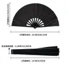 Ventilador de Osso de Plástico Kung Fu Tai Chi Ventilador de Dança Quadrada Ventilador Sonoro Fabricante Atacado Ventilador de Artes Marciais de 10 polegadas 8 polegadas Cor Sólida