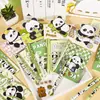 Conjunto de Papelaria Criativo de Desenho Animado Panda Caderno de Bolso Prêmio para Estudante Papelaria Presente Souvenir Portátil de Alto Valor
