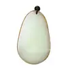 Colgante de Jade Afgano Vela Suave Placa de Jade Jade Blanco Hetian Cadena para Suéter de Hombre y Mujer Colgante de Jade Fuente de Suministro para Transmisión en Vivo