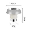 Conector de Desagüe de Lavadora para Desagüe de Piso con Tapa, Tubo de Drenaje de Tres Vías para Evitar el Retorno de Agua, el Desbordamiento y el Sellado de Olores