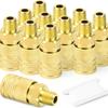 Conector rápido de ferro e cobre Americano 1/4NPT