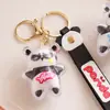 Llavero de Panda de Dibujos Animados de Acrílico Colgante para Bolso Lote de Peluche Regalo Pequeño Llavero Joyería para Colgar