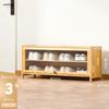 Zapatero puerta de casa gran capacidad zapatero multicapa entrada interior artefacto de almacenamiento para el hogar ahorro de espacio madera maciza simple
